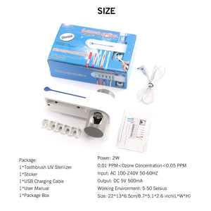 3-IN-1 Ultraviolet Toothbrush Sterilizer