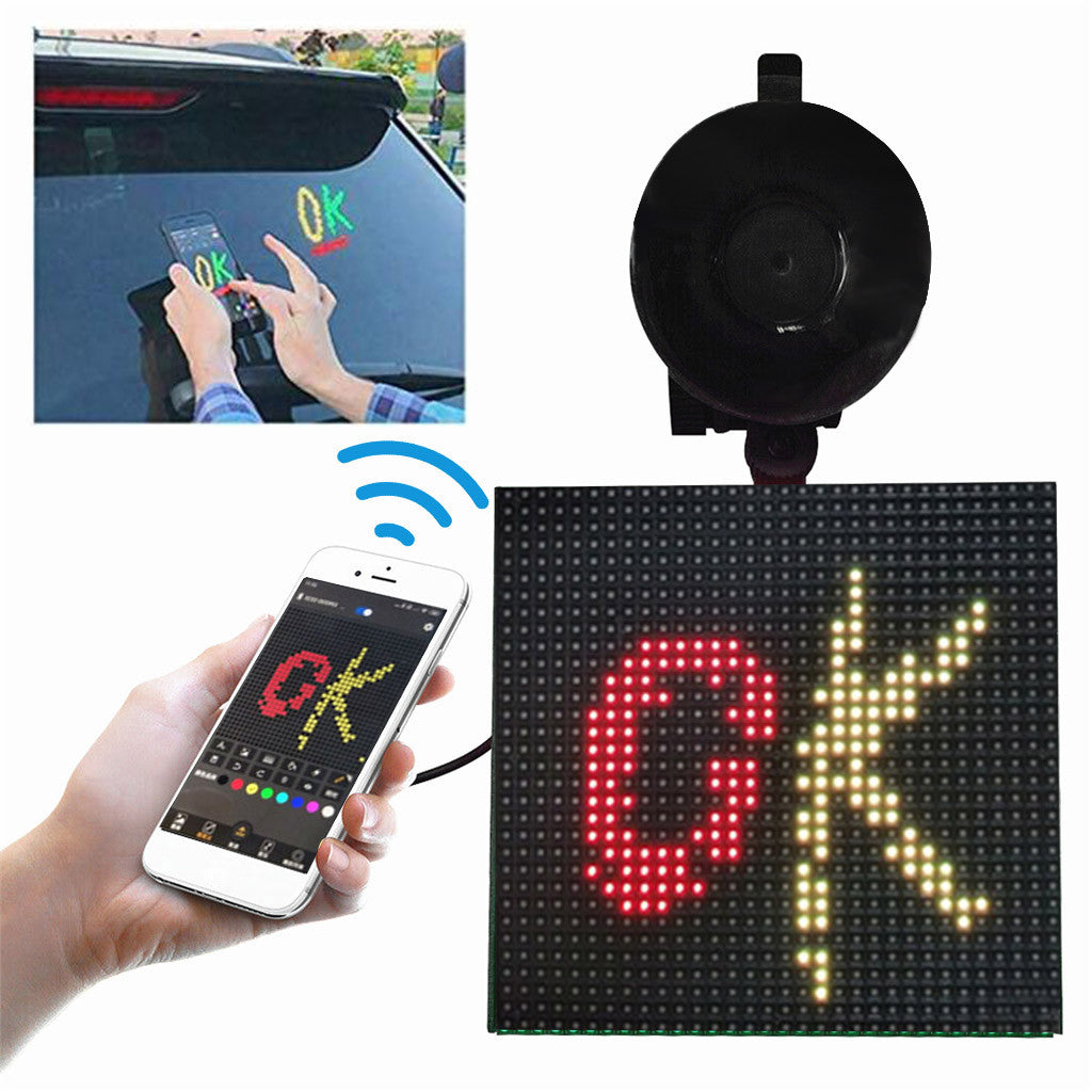 LED car emotion sign (Phone Control)