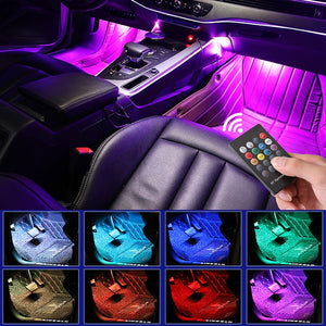 Remote Control LED Car Foot Light