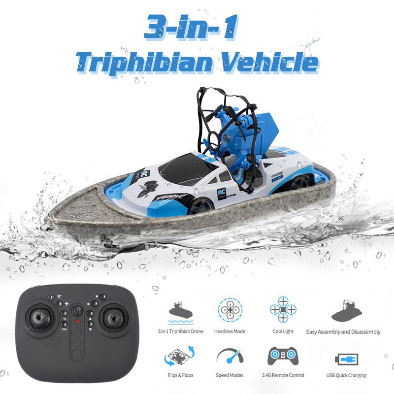 3 in 1 Convertible Mini Drone, car, boat