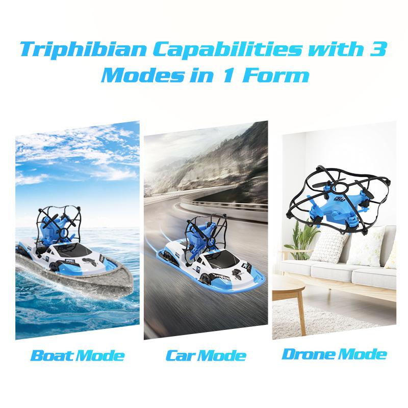 3 in 1 Convertible Mini Drone, car, boat