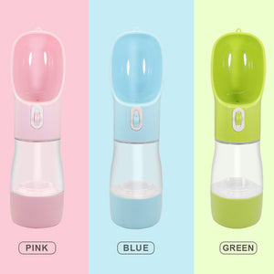 2-IN-1 Portable Pet Water Bottle