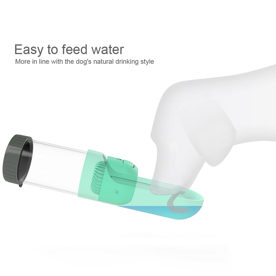 2-IN-1 Portable Pet Water Bottle