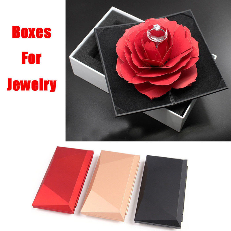 Foldable Rose Ring Box