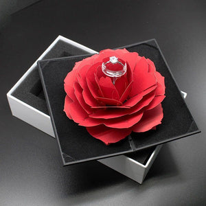 Foldable Rose Ring Box