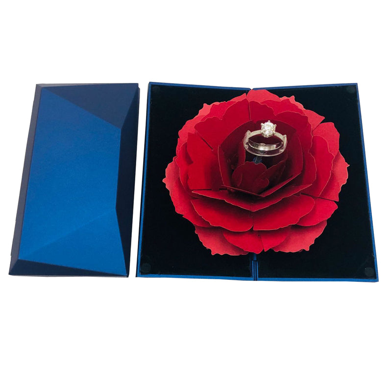 Foldable Rose Ring Box