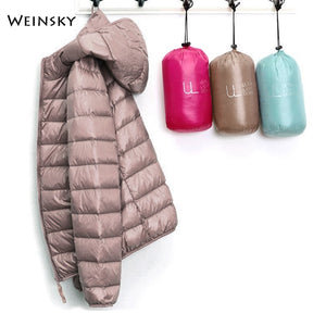 Women's Portable Thin Down Jacket