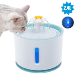 Automatic Cat Water Dispenser Feeder Bowl LED Light