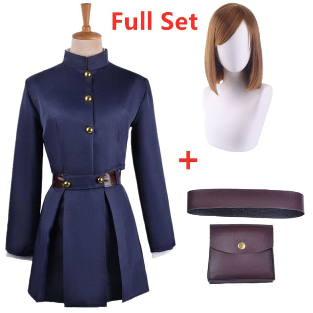 Anime Jujutsu Kaisen Kugisaki Nobara Cosplay Costume Full Set