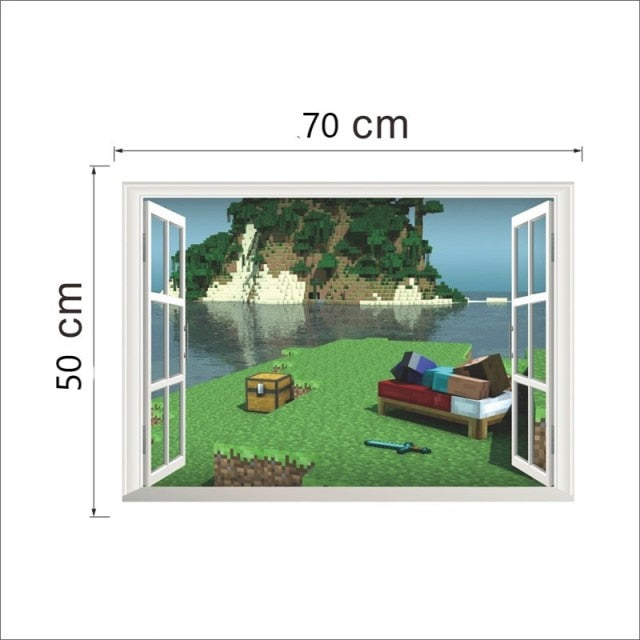 Cartoon  Games Wall Stickers Mosaic game posters