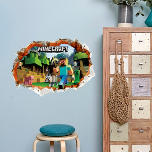 Cartoon  Games Wall Stickers Mosaic game posters