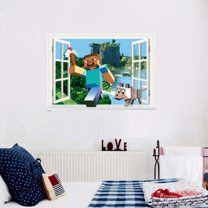 Cartoon  Games Wall Stickers Mosaic game posters