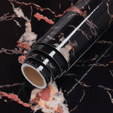 Waterproof Marble Self Adhesive Wallpaper Vinyl Film Wall Stickers Bathroom Kitchen Cupboard Room Decoration Sticky Paper Decal