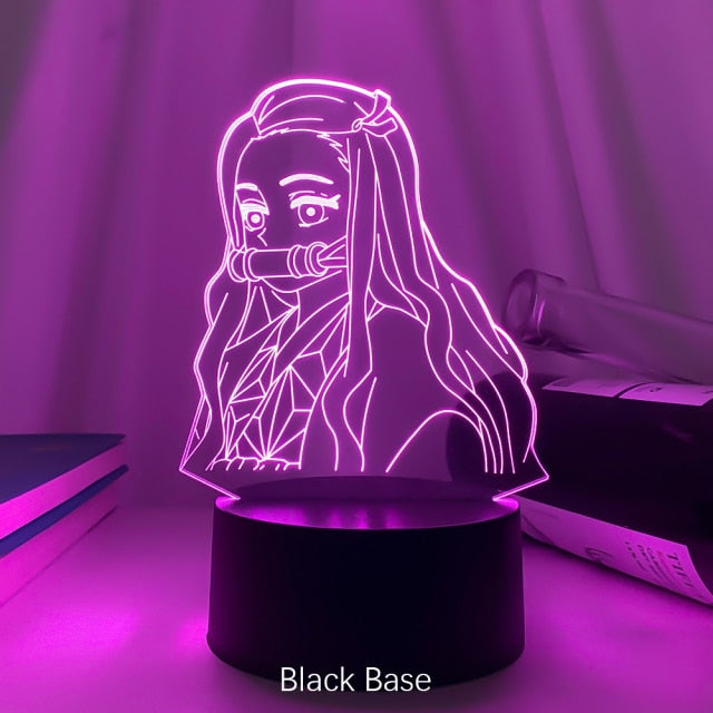 Kimetsu No Yaiba Nezuko Kamado Figure Led Night Light