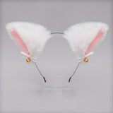 Girls Cat Ear Headband Necklace Cosplay Costume