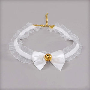 Girls Cat Ear Headband Necklace Cosplay Costume