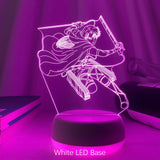 Newest Acrylic 3d Lamp Levi Ackerman Attack on Titan