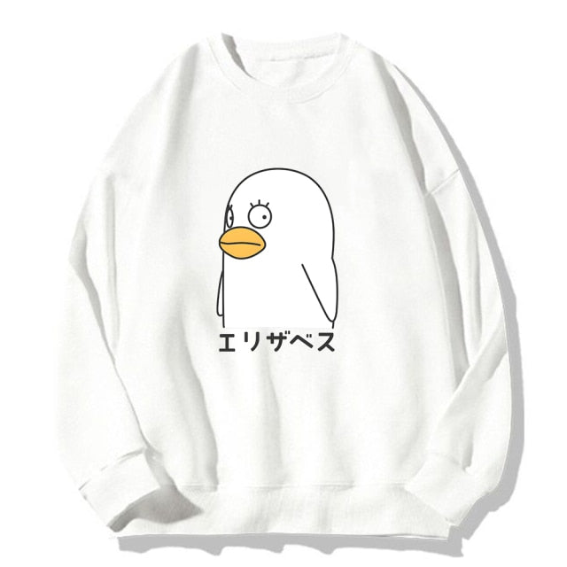 Gintama Elizabeth Duck Hoodie Sweatshirt Japan Anime