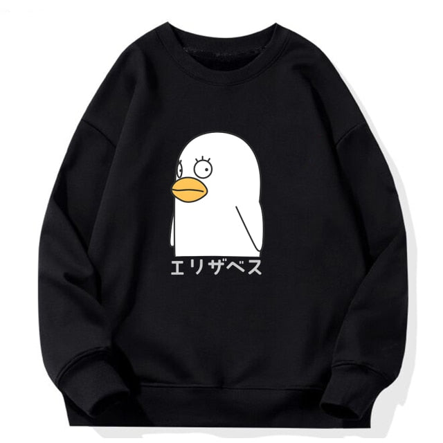 Gintama Elizabeth Duck Hoodie Sweatshirt Japan Anime